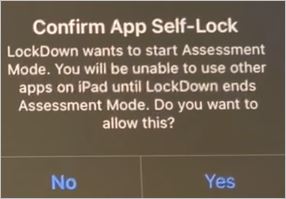 Confirm App Self Lock